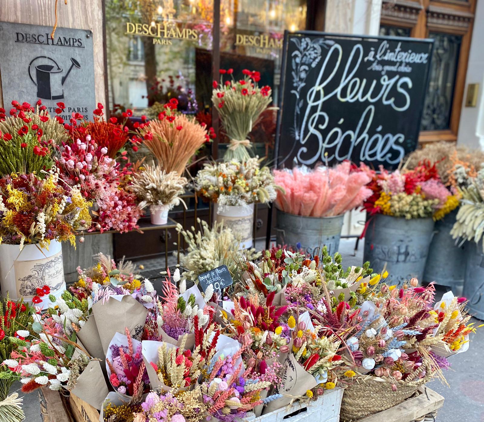 Fleurs séchées