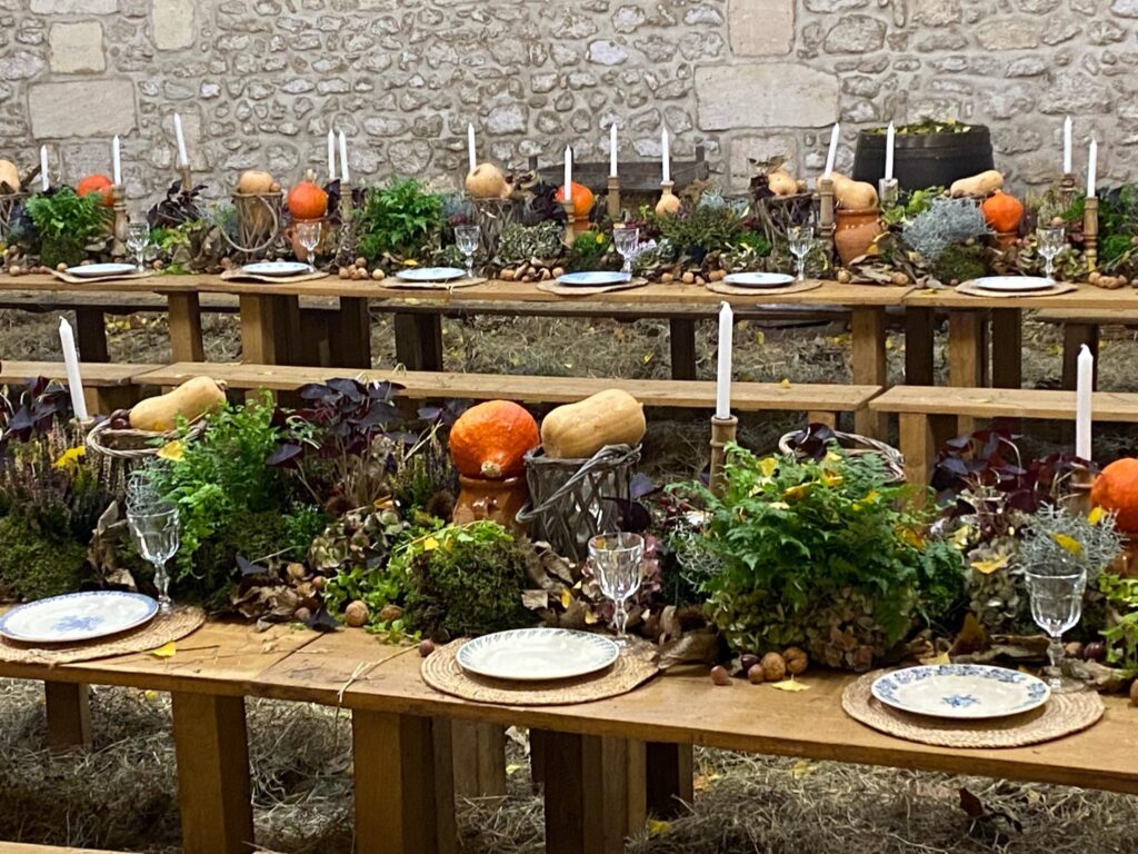 reception decoration de table
