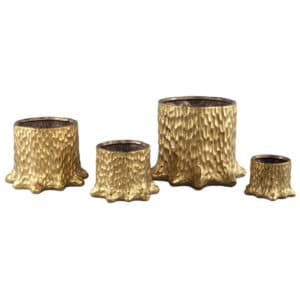Vases dorés « Troncs »
