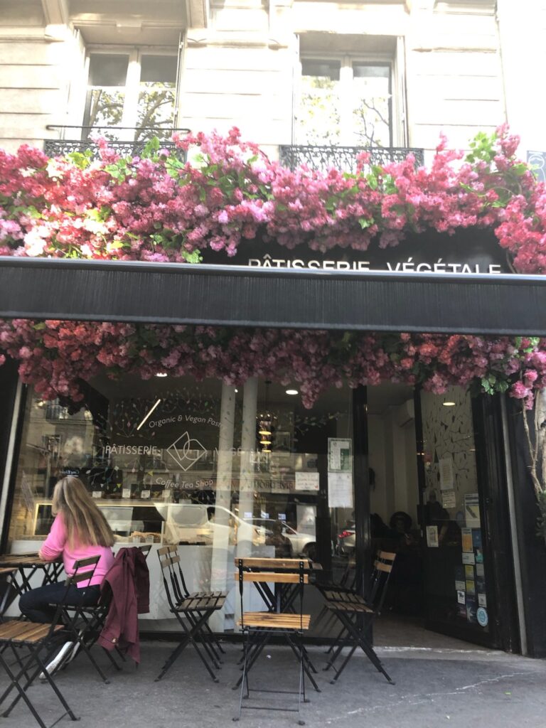 Patisserie végétale decoration florale Deschamps 001