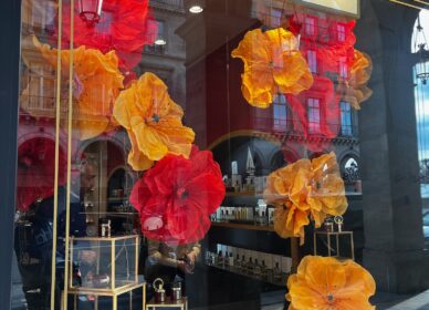 Vitrine fleurs Géantes – Paris 2024