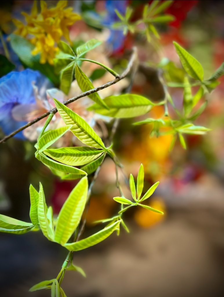feuillage artificiel vert