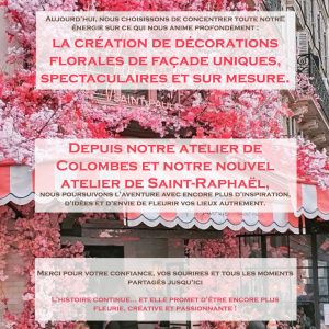 Lire la suite à propos de l’article La Maison Deschamps poursuit son activité de décorations florales
