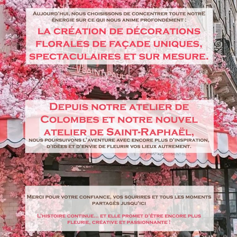 Lire la suite à propos de l’article La Maison Deschamps poursuit son activité de décorations florales