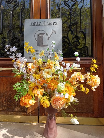 Bouquet fleurs de soie Deschamps Paris 17 (5)